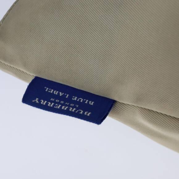 Burberry Blue Label Hand Bag Nylon Beige - Picture 10 of 16